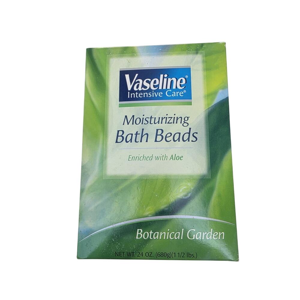 Vaseline Intensive Care Moisturizing Bath Beads with Aloe Botanical Garden 24oz